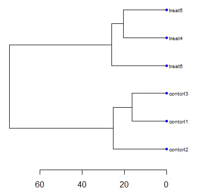 plotting the dendrogram